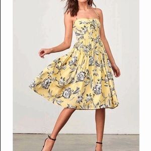 BB Dakota Joss Midi Printed Floral Dress NEW